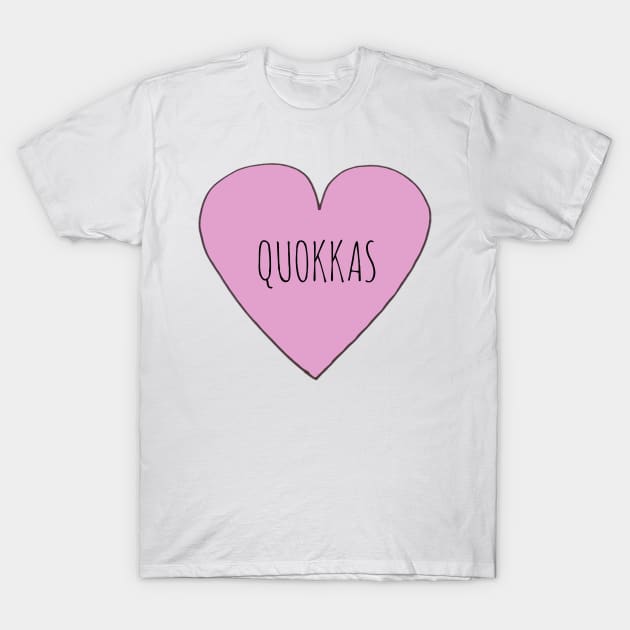 QUOKKA LOVE T-Shirt by wanungara